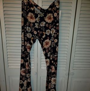 Floral pants leggin type